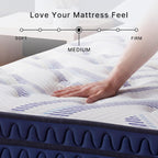 Signature Design by Ashley 12 Inch Hybrid Mattress Queen