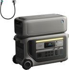 Anker SOLIX F3000 Portable Power Station and Expansion Battery, 3,072Wh