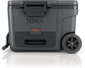 Ninja FrostVault™ 45qt Cooler with Wheels, Dry Storage, Charcoal Gray | Ninja FrostVault's 45-qt capacity holds 68 cans, keeps food cool & dry, and rolls easily on all-terrain wheels