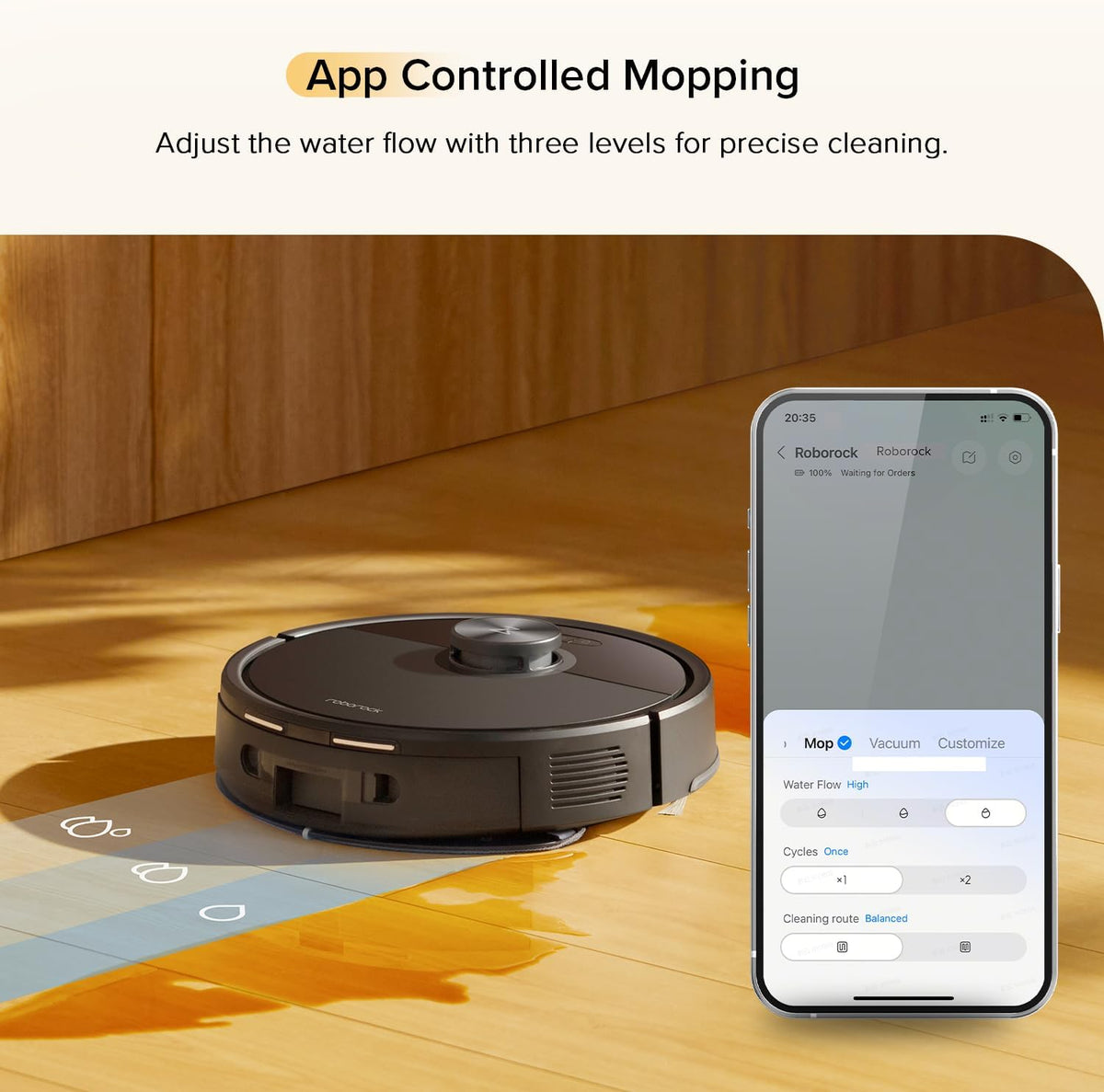 roborock Q7 M5 Robot Vacuum Cleaner with Mop, 10,000 Pa Suction