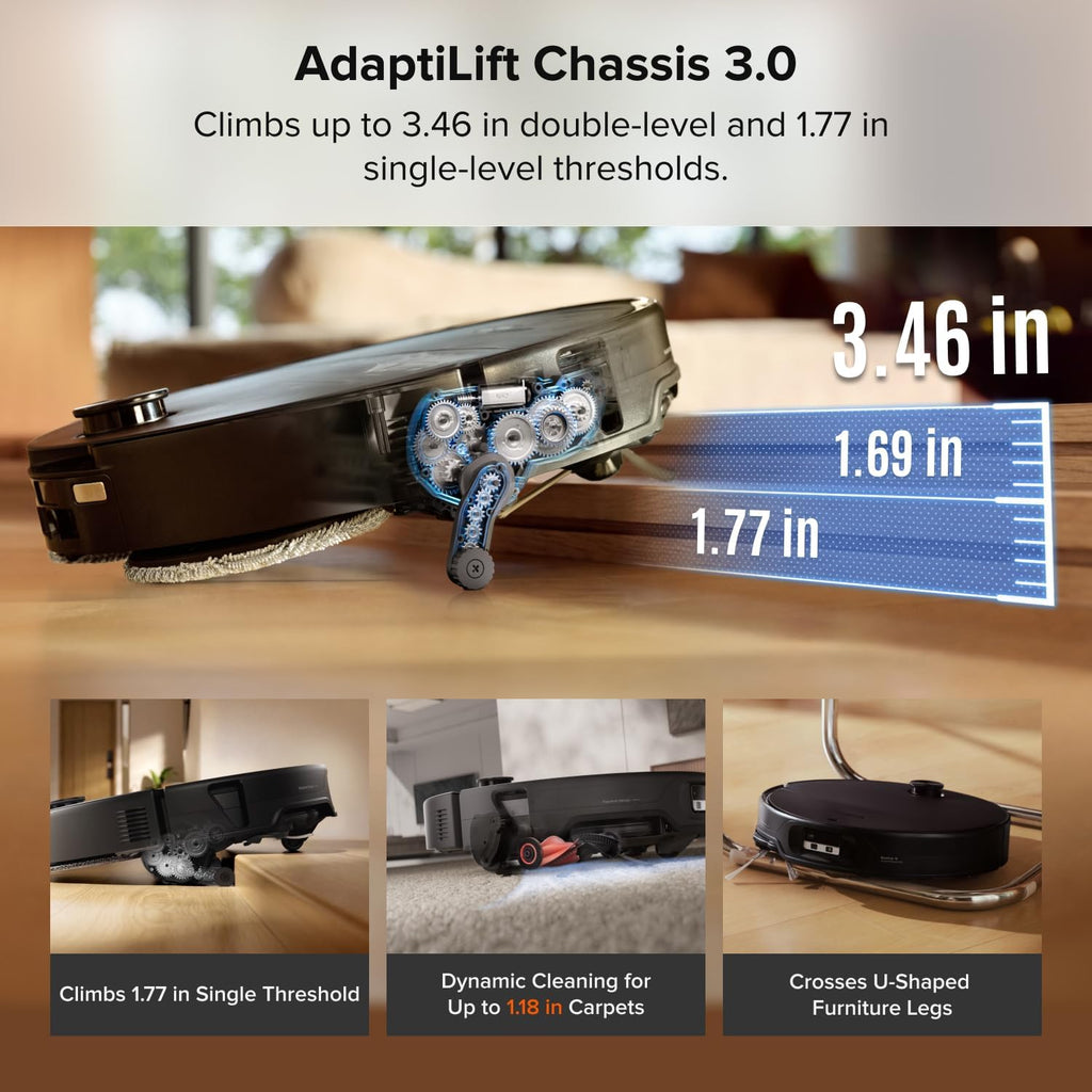 roborock Saros 20 Neo Robot Vacuum Cleaner with Mop, 36,000 Pa Suction
