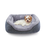 INVENHO Medium Dog Beds for Medium Dogs Washable, Rectangle Dog Bed Medium Size Dog, Orthopedic Dog Bed, Warming Soft Calming Sleeping Puppy Bed Durable Pet Bed with Anti-Slip Bottom M(30"x24"x9")