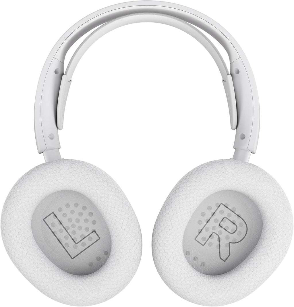 SteelSeries Arctis Nova 5 Wireless - Wireless Gaming Headset for PC - Compatible with PC, PS5, Switch & more - Mobile App Control - 60 HR Battery with Fast Charge - 2.4GHz/Bluetooth - White