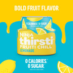 Ninja Thirsti Flavored Water Drops, Fruiti Chill Lemonade, Zero Calories | Zero Sugar, 12oz drinks, 3 Pack, Compatible with All Ninja Thirsti Drink Systems - WC1000, WC2000 & WC3000 Series, WCFLMNDAM
