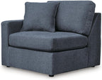 Signature Design by Ashley 6-Piece Modular Sectional, Ink Fabric, Modmax | 100% polyester performance fabric, Reversible cushions, Customizable modular layout, Sag-resistant platform system