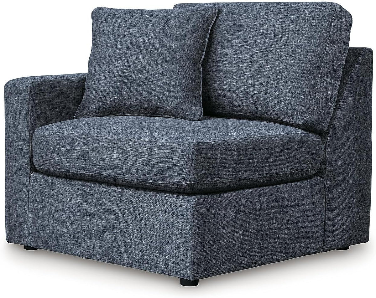 Signature Design by Ashley 6-Piece Modular Sectional, Ink Fabric, Modmax | 100% polyester performance fabric, Reversible cushions, Customizable modular layout, Sag-resistant platform system