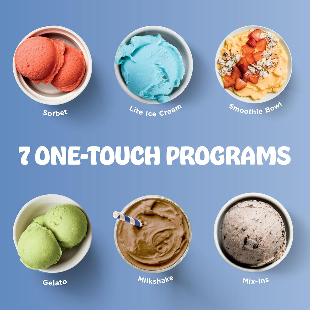 Ninja® CREAMi® 7-in-1 Ice Cream Maker, Ice Cream, Gelato and more, NC301 | Ninja CREAMi transforms frozen bases into ice cream, sorbet and milkshakes at a button touch, from healthy to indulgent.
