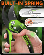 Bypass Secateurs for Small Hands with Continuously Adjustable Grip