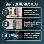 Shark HydroVac Reveal Cordless Vacuum, Mop and Self-Clean, Sage, WD322BRN