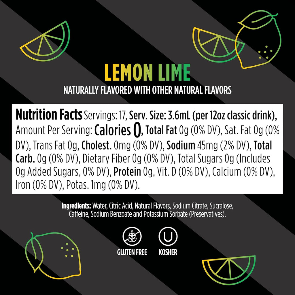 Ninja Thirsti Flavored Water Drops, Fruiti Chill+ Lemon Lime, Zero Calories | Zero Sugar, 3 Pack, Compatible with All Ninja Thirsti Drink Systems - WC1000, WC2000 & WC3000 Series, WCFLELIAM