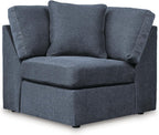 Signature Design by Ashley 6-Piece Modular Sectional, Ink Fabric, Modmax | 100% polyester performance fabric, Reversible cushions, Customizable modular layout, Sag-resistant platform system