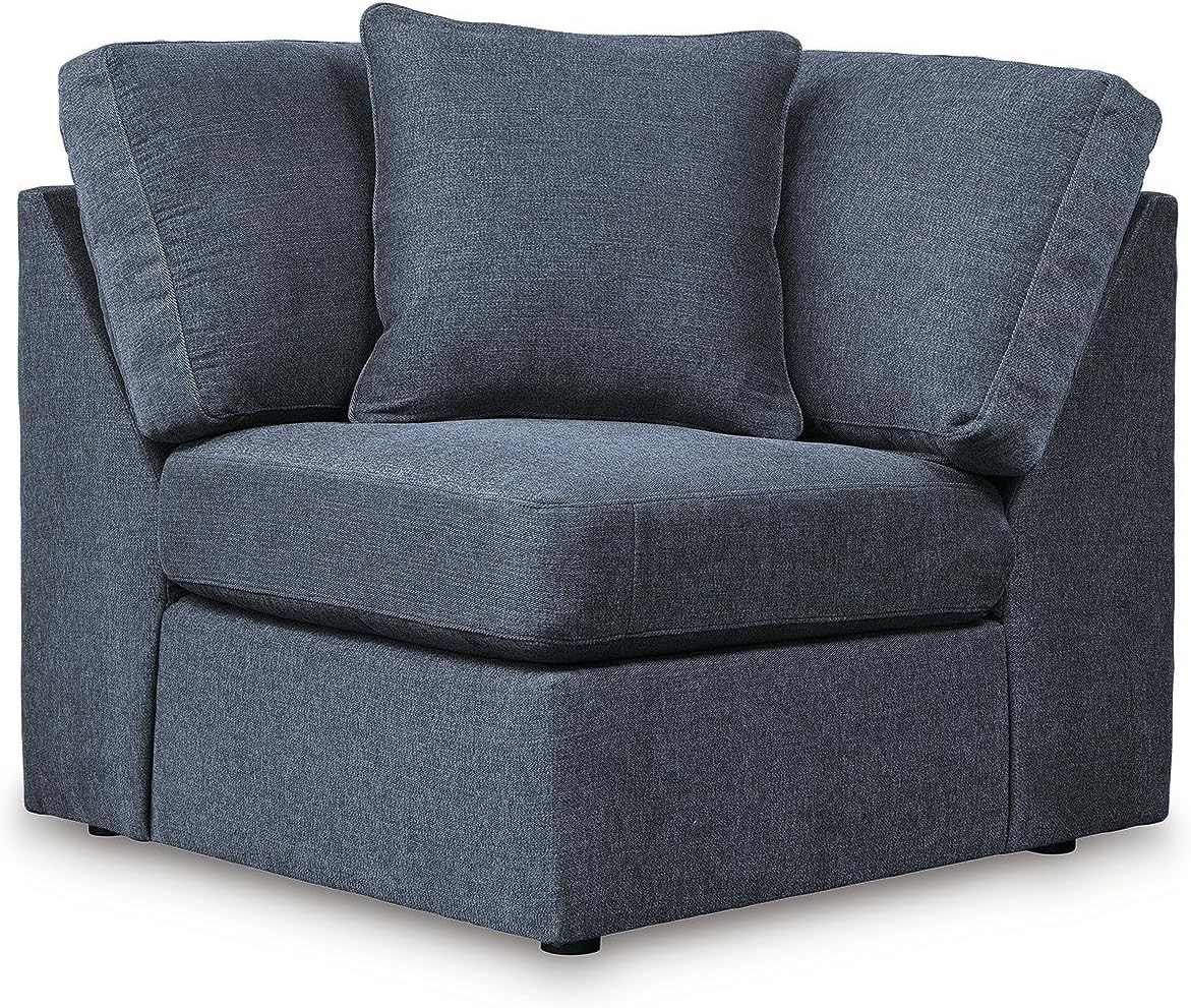 Signature Design by Ashley 6-Piece Modular Sectional, Ink Fabric, Modmax | 100% polyester performance fabric, Reversible cushions, Customizable modular layout, Sag-resistant platform system