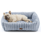 Bedsure ComfyFleece® Cute Dog Beds Large Sized Dog Washable，36in Cream