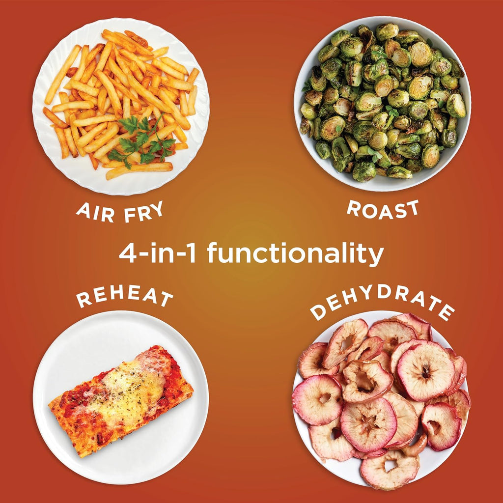 Ninja Air Fryer Pro, 5 Qt, 4-in-1, Grey, AF141 | Air fry, roast, reheat, dehydrate, 1750W, 400F max, Fits 4 lbs fries, Nonstick basket, Dishwasher-safe
