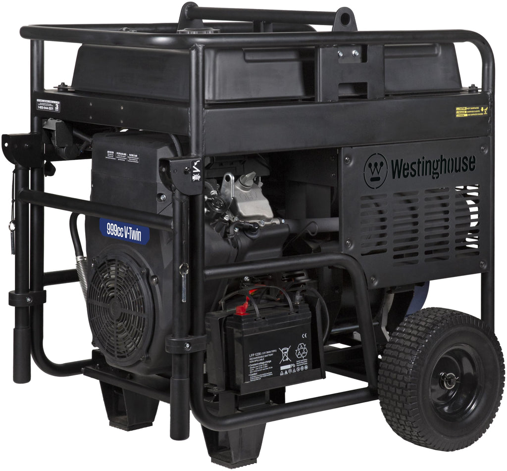 Westinghouse 28000 Peak Watt Tri-Fuel Home Backup Portable Generator, Remote Electric Start, Transfer Switch Ready, Gas, Propane, and Natural Gas Powered