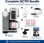 Ninja NC701 CREAMi Swirl 13-in-1 Soft Serve Ice Cream Machine (Renewed) Bundle with 2 YR CPS Enhanced Protection Pack