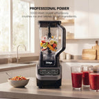 Ninja Professional Blender, 1000W, Total Crushing Tech, 72oz Pitcher, BL610 | 1000W Total Crushing blades crush ice & blend smoothies, sauces. XL 72-oz pitcher for family batches. Dishwasher-safe parts.