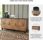 Signature Design by Ashley 72" Sideboard Accent Cabinet with Doors