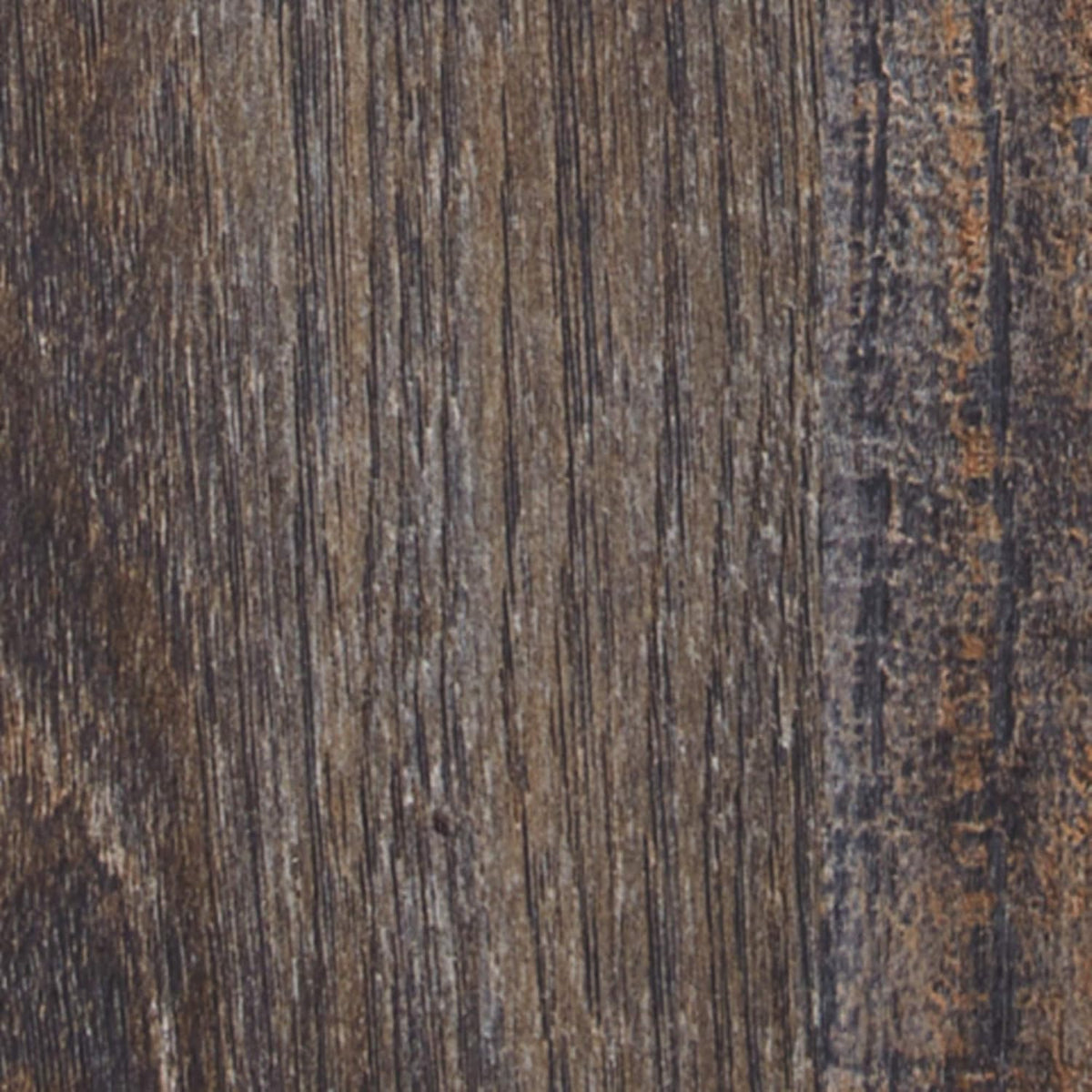 Signature Design by Ashley Drystan Rustic King Size Bed Frame with LED | Rustic brown and gray replicated wood grain with teal accents, Durable engineered wood, Adjustable base compatible