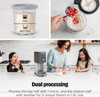 Ninja CREAMi Deluxe Ice Cream Maker | 11-in-1 Create Frozen Desserts, Sorbet, Milkshakes, Yogurt & More | Includes 2 Dishwasher Safe XL 24 Oz. Tubs with storage lids | Blue | NC501ND