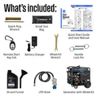 Westinghouse 18000 Peak Watt Tri-Fuel Home Backup Portable Generator, Remote Electric Start, Transfer Switch Ready, Gas, Propane, and Natural Gas Powered, CO Sensor