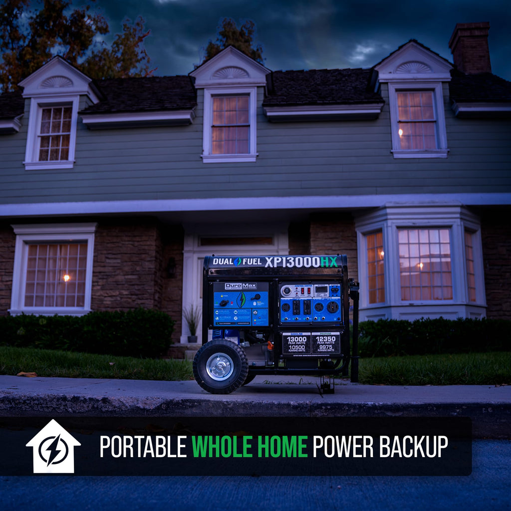 DuroMax XP13000HX 13,000W dual-fuel portable generator