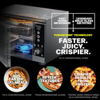 Ninja® Crispi™ Microwave & Air Fryer with FusionCrisp, Silver, MW101 | Replaces a countertop microwave and air fryer with 14 functions; Fast 1000W microwave and powerful 1700W Ninja® air fryer.