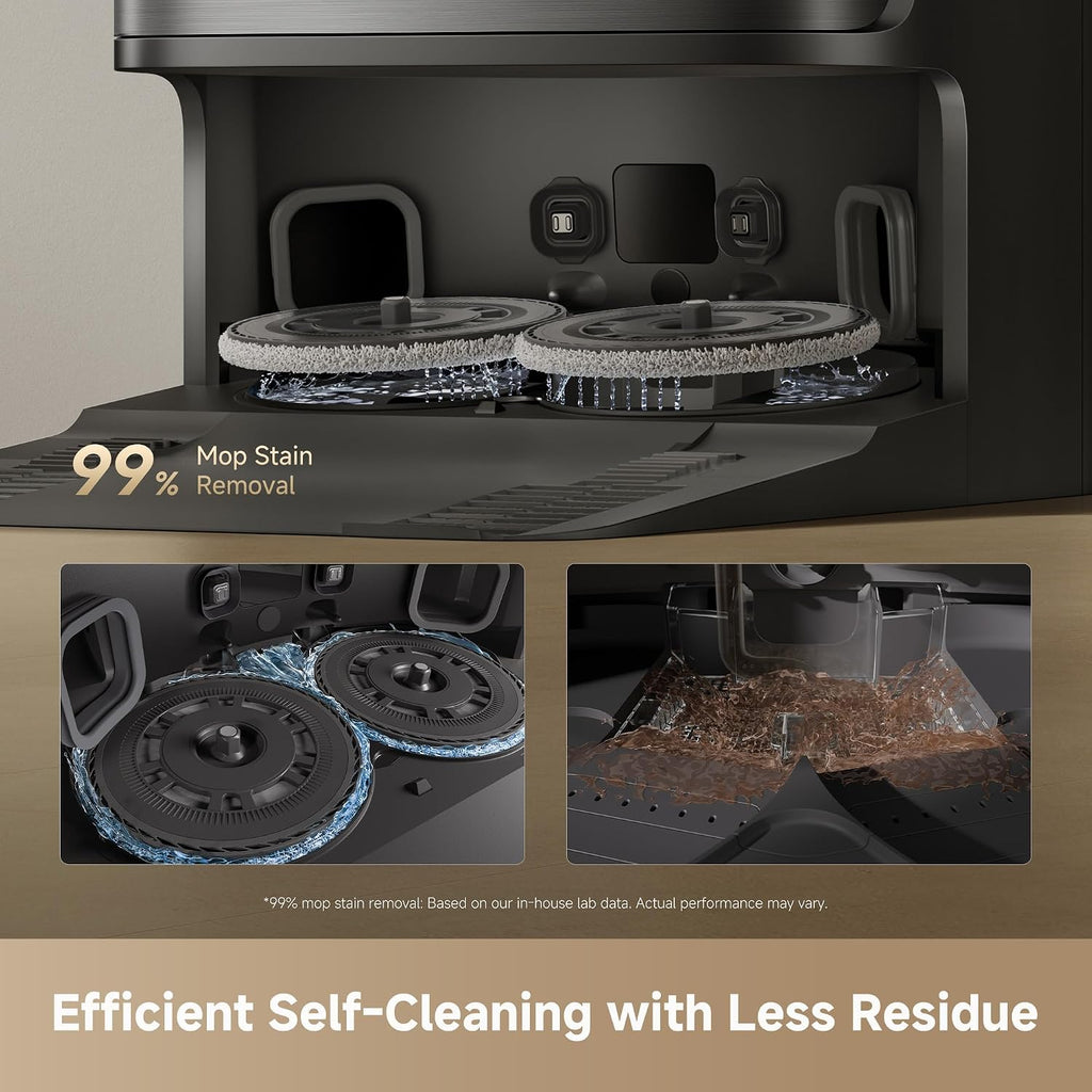 dreame D30 Ultra Robot Vacuum and Mop, Detangling with TriCut Brush