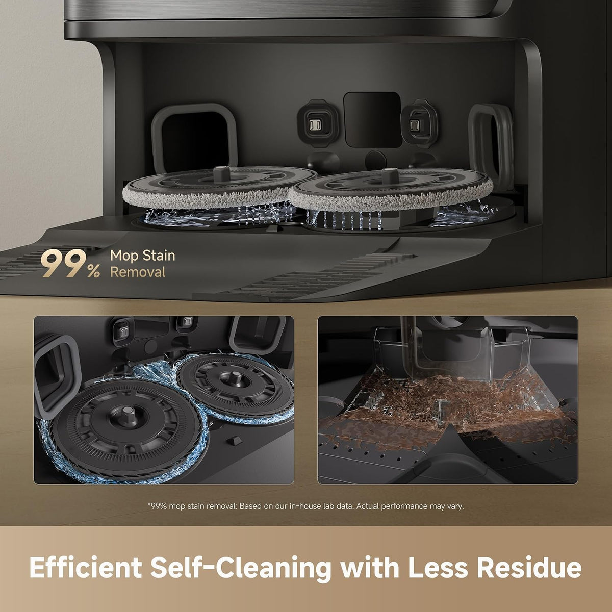 dreame D30 Ultra Robot Vacuum and Mop, Detangling with TriCut Brush