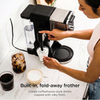 Ninja Specialty Drip Coffee Maker, DualBrew Pro, Black CFP307 | Coffee Machine w/Frother, Permanent Filter, Brew w/Pods & Grounds, K Cups Compatible, 4 Brew Styles, 13 Cup to Pot Sizes
