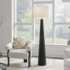 Signature Design by Ashley Hallburg Floor Lamp, Modern Black