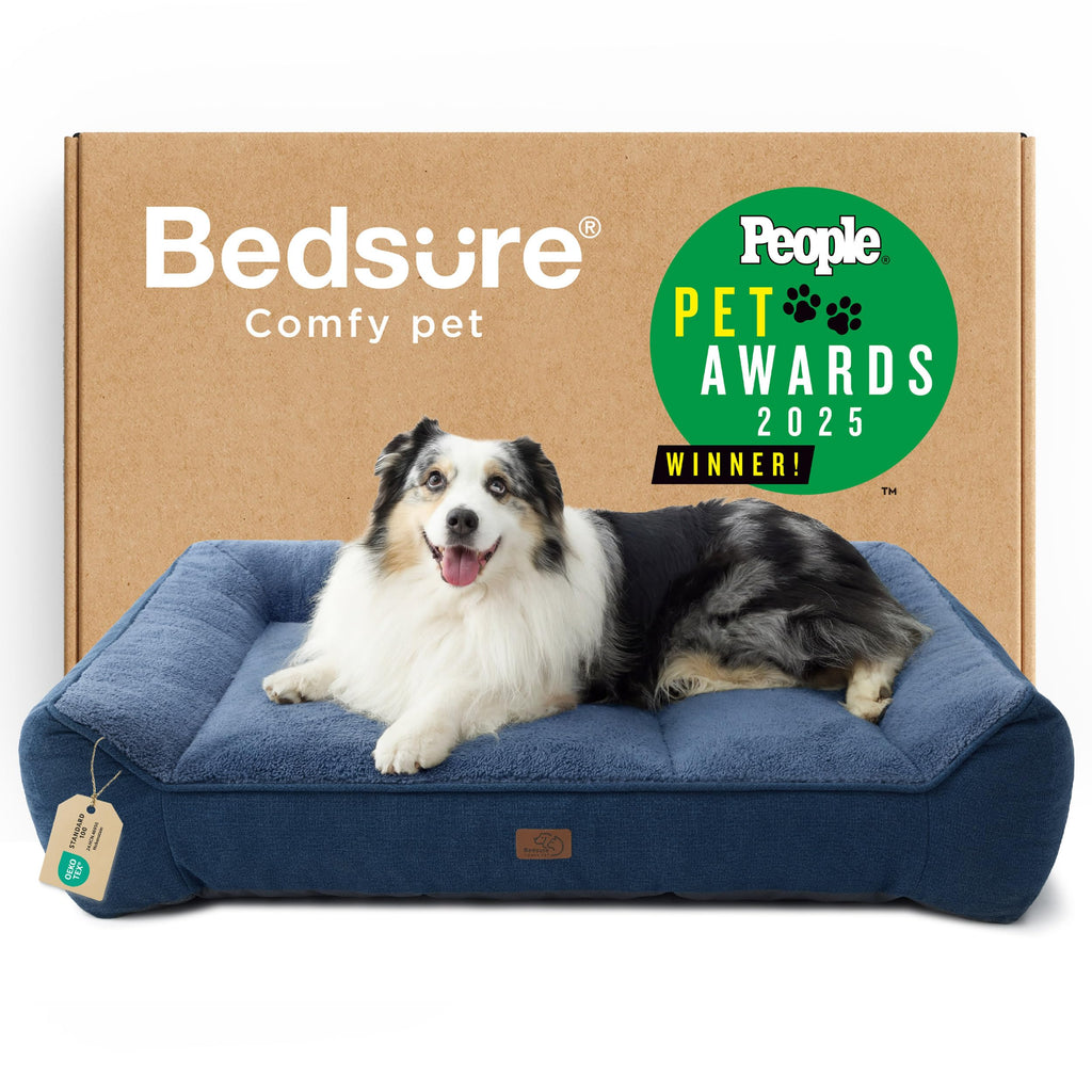Bedsure SupportMax® Extra Thick Orthopedic XL Dog Bed for Extra Large Dogs