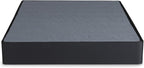 Signature Design by Ashley California King Box Spring Foundation, Black | Sturdy metal cal king box spring alternative, Removable fabric cover, Folds flat, Black/gray, Foundation Series