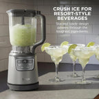 Ninja BlendPro Kitchen System, 72oz Blender, 5-Cup Processor, Beige, BO402 | Total Crushing presets for smoothies, ice crush, purees & extracts. 72-oz blender + 5-cup processor + 18-oz cup. 1200W.