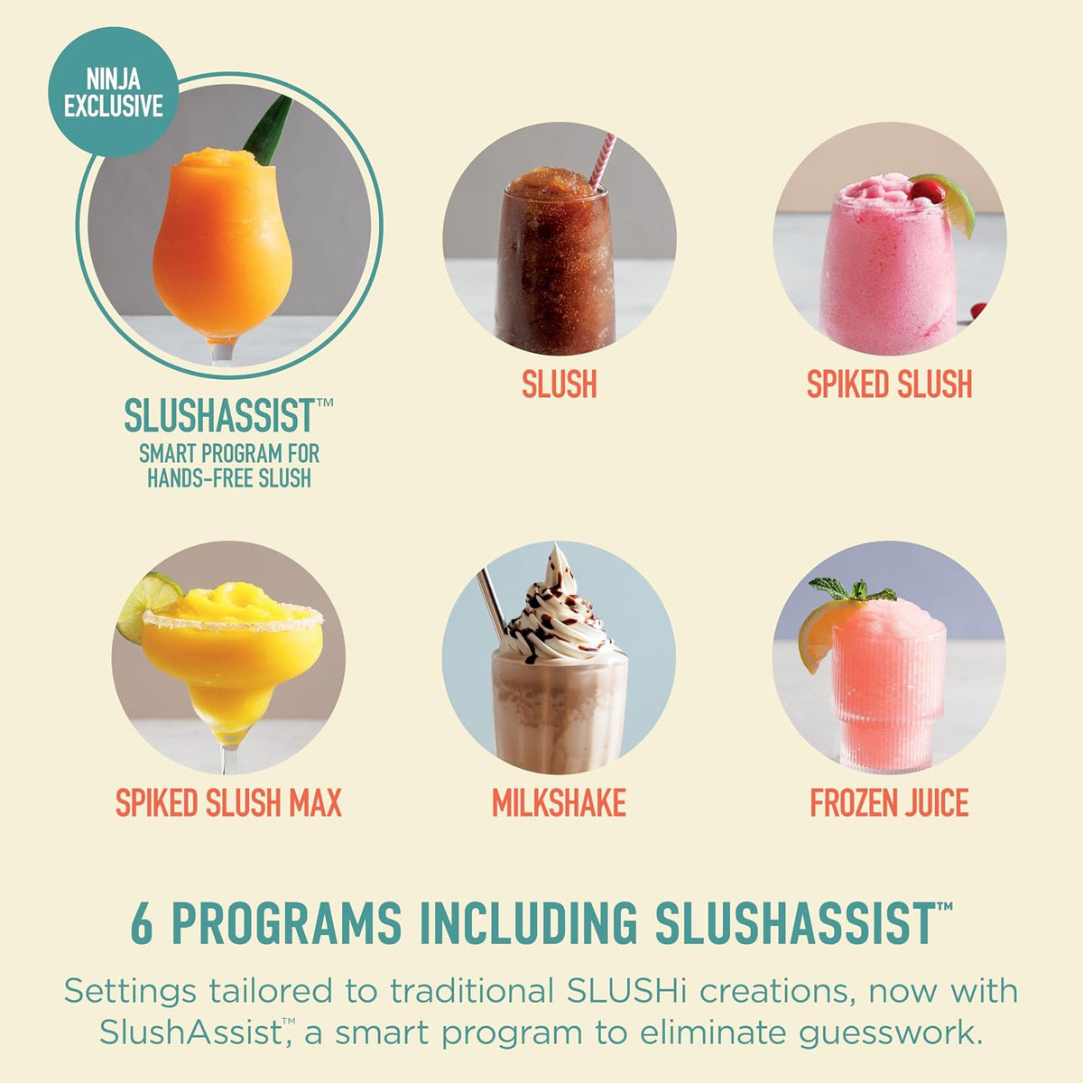 Ninja SLUSHi Max XXL Smart Frozen Drink Maker | Top Performance & Smart Technology, Party-Size 150oz Capacity, No Ice Needed, 6 Programs, Ideal Temp & Texture up to 12 hours | Mint FS605IV