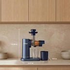 Ninja NeverClog Cold Press Juicer, 24oz Jug, 36oz Pulp, Navy, JC151NV | 150W high-torque auger juices fibrous fruits & veggies. Total Pulp Control, 2 one-touch programs. Dishwasher safe.