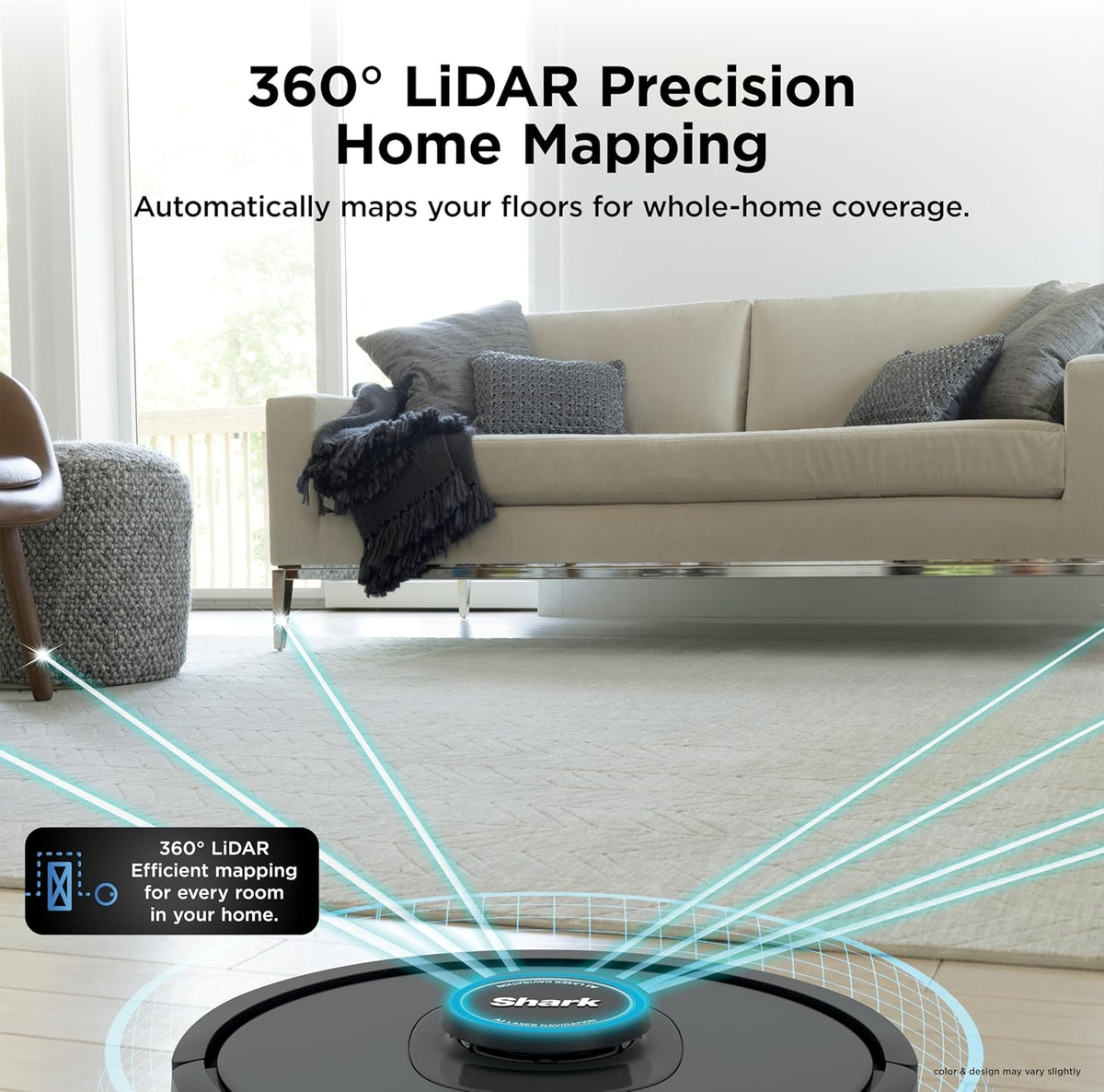 Shark AV2501S AI Ultra Robot Vacuum, with Matrix Clean, Home Mapping, 30-Day Capacity HEPA Bagless Self Empty Base, Perfect for Pet Hair, Wifi, Dark Grey