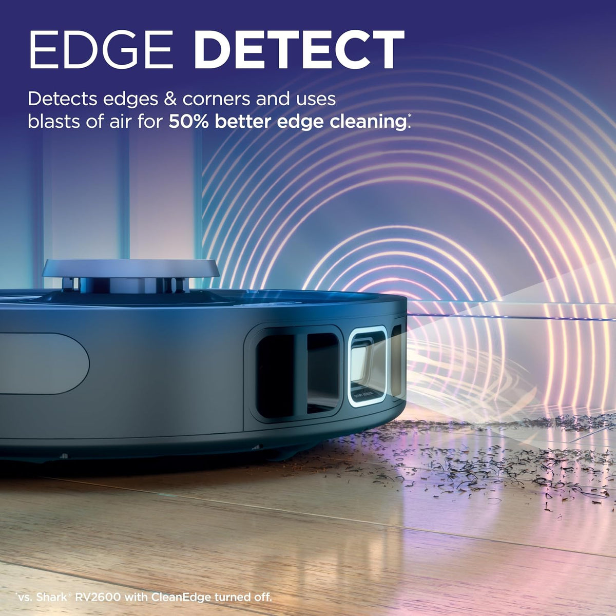 Shark PowerDetect Self-Empty Robot Vacuum, Black, AV2820S