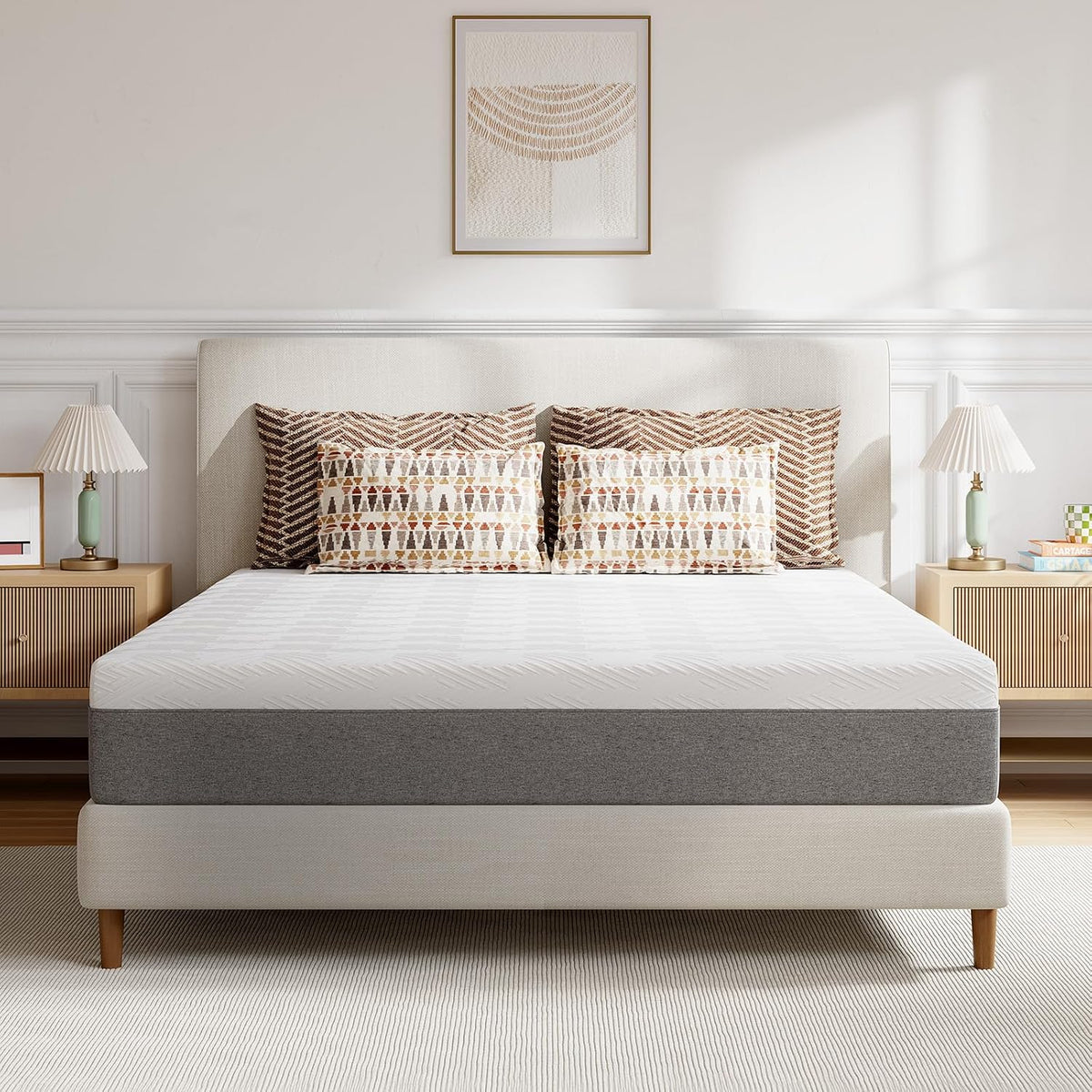Novilla King Size Mattress, 12 Inch Gel Memory Foam King Mattress in a Box