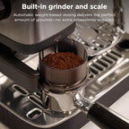 Ninja Luxe Café Mini, Espresso Machine & Drip Coffee, Stainless, ES301 | Built-in Burr Grinder, Precision Scale & Manual Steam Wand, Lattes, Cappuccinos & More