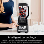 Ninja Nutri Personal & Countertop Blender, 1200W Auto-iQ, Black, BL642 | Auto-iQ base blends smoothies & shakes. 72-oz pitcher plus 18, 24 & 32-oz to-go cups w/ spout lids. Dishwasher safe.