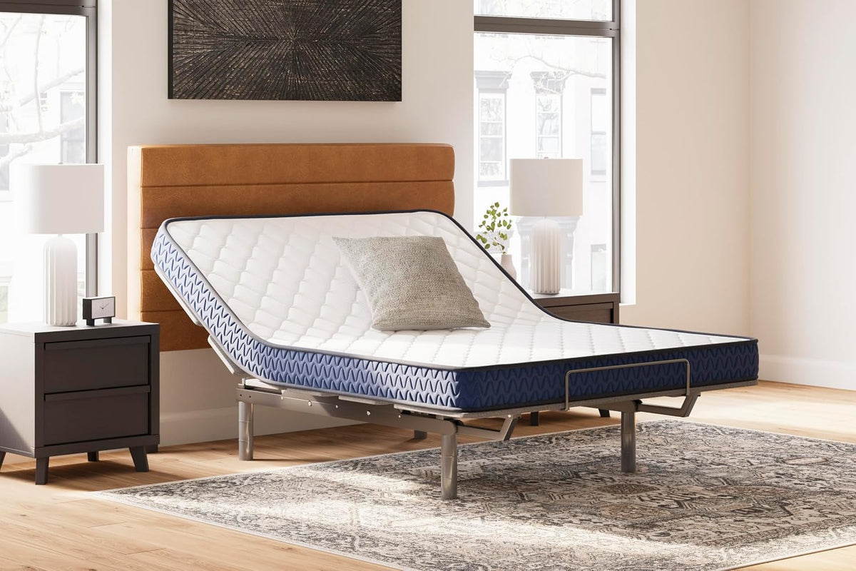 Signature Design by Ashley Memory Foam Twin Mattress, 6-Inch Medium Firm | Low profile CertiPUR-US certified bed in a box, Ideal for guest rooms