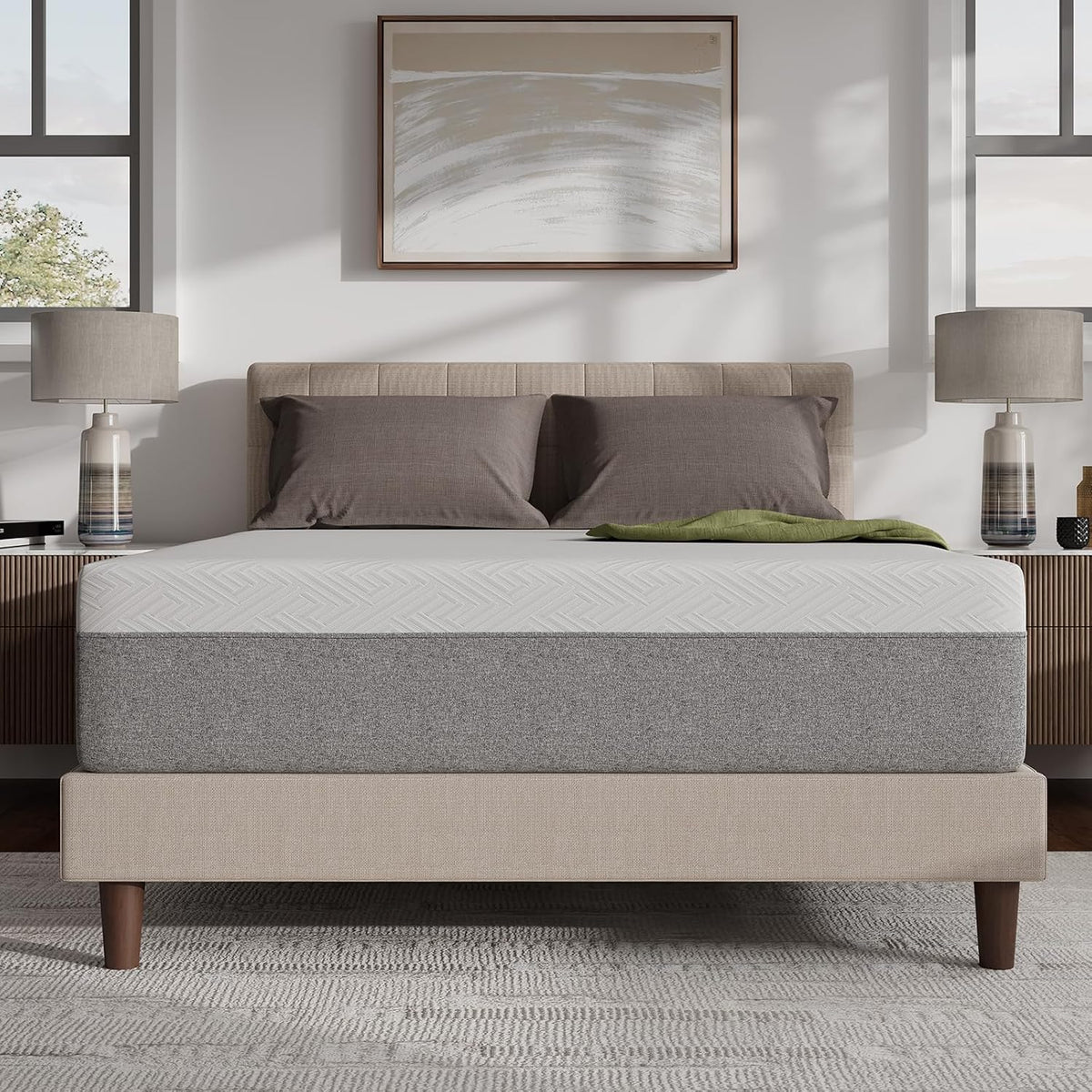 Novilla King Size Mattress, 12 Inch Gel Memory Foam King Mattress in a Box