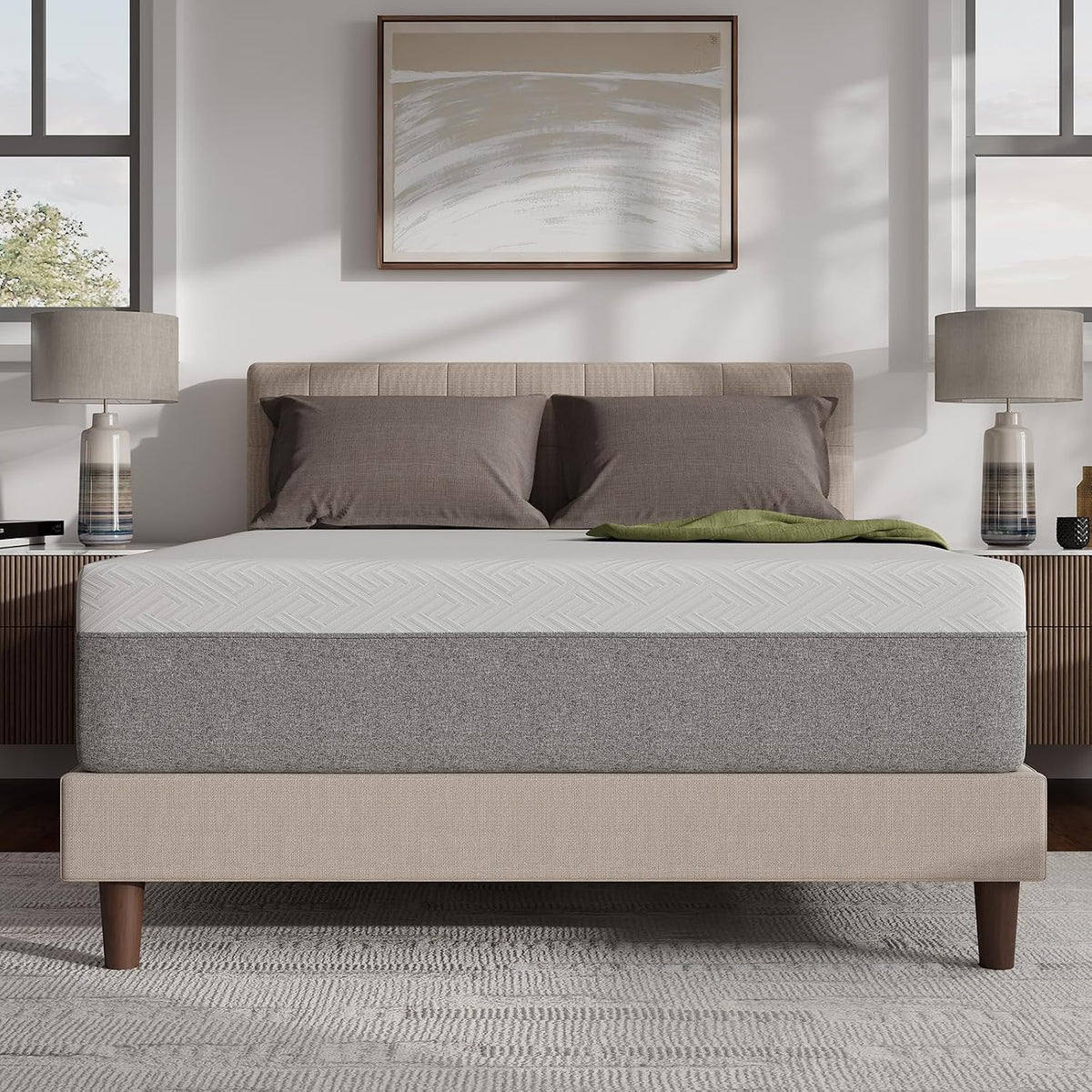 Novilla King Size Mattress, 12 Inch Gel Memory Foam King Mattress in a Box
