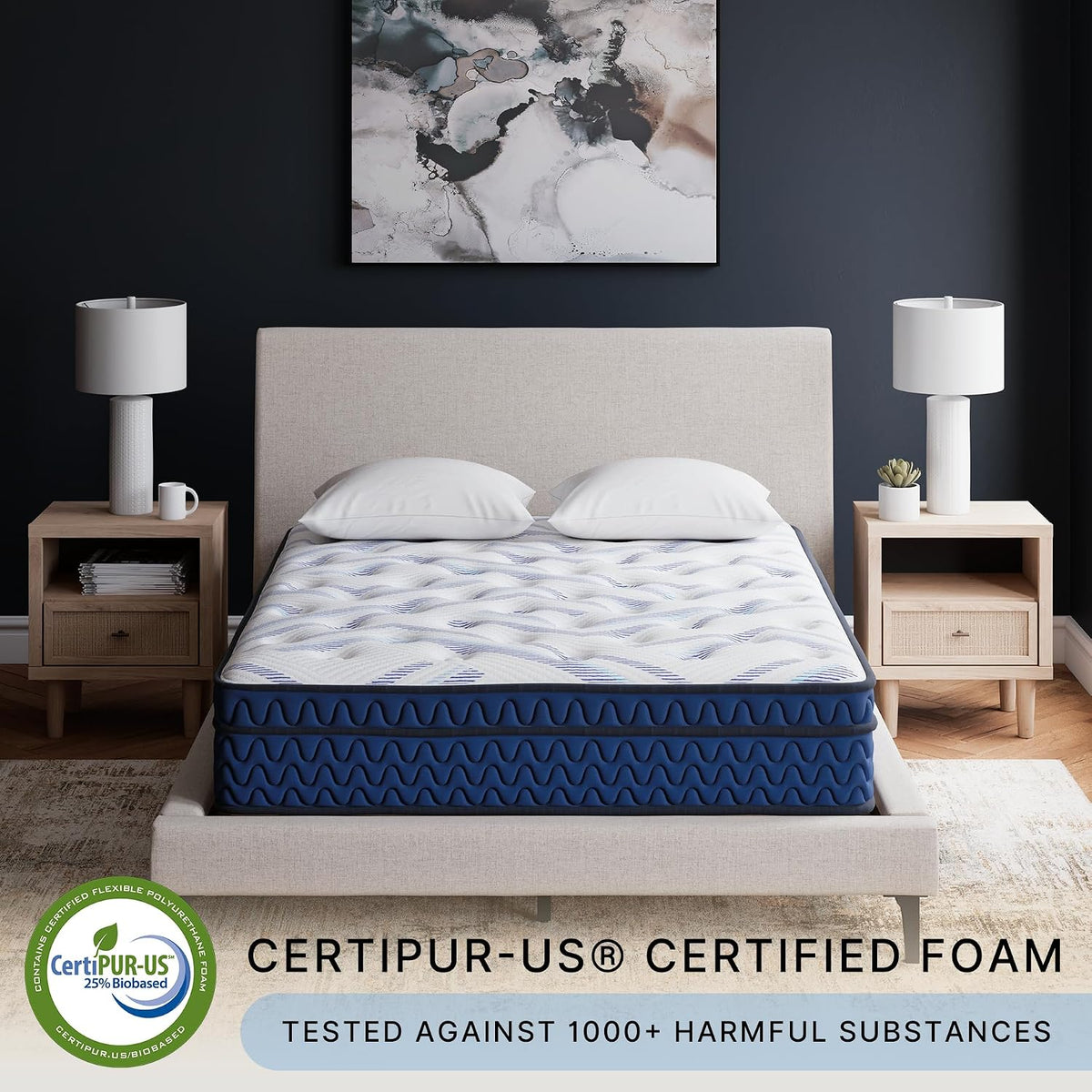 Signature Design by Ashley 12 Inch Hybrid Mattress Queen