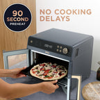 Ninja French Door Premier Air Fry Oven, 10-in-1, Cyberspace, FO101BL | 450F cyclonic air, PFAS-free surface, Air fry, sear crisp, bake, broil, toast, dehydrate