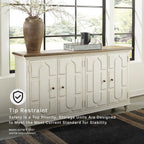 Signature Design by Ashley Roranville 69" Sideboard Buffet Accent Cabinet