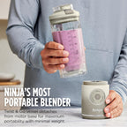 Ninja Blast Max Portable Blender, 22oz, Blue Raspberry, BC251BL2 | Twist & Go removable 22-oz vessel. Auto-iQ Crush & Smoothie programs, cordless. Dishwasher safe, leakproof lid.