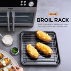 Ninja French Door Premier Air Fry Oven, 10-in-1, 20.3 Qt, Stainless, FO101 | 450F cyclonic air, PFAS-free surface, Air fry, sear crisp, bake, broil, toast, dehydrate