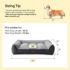 Bedsure SupportMax® Extra Thick Orthopedic XL Dog Bed for Extra Large Dogs